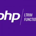 How to remove whitespace from the beginning of a string in PHP