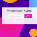 Apply Promo code or Coupon code in Php using Ajax