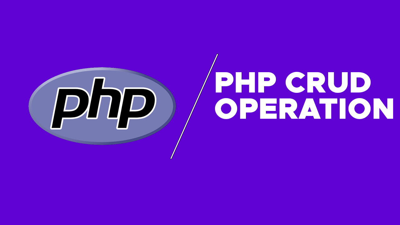 php crud operation